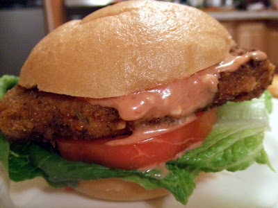Double-Dipped Gardein "Chicken" Sandwich by The "V" Word